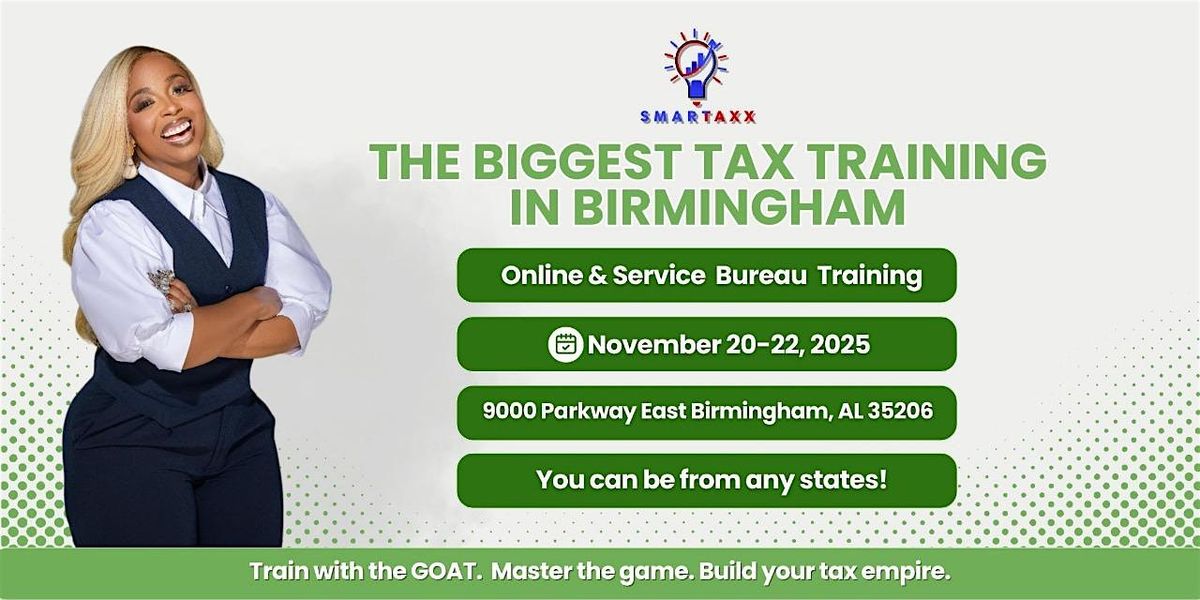 THE BIGGEST TAX TRAINING IN BIRMINGHAM