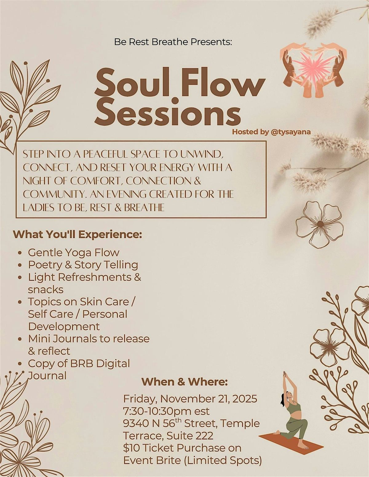 Soul Flow Sessions: Self Care Ladies Night