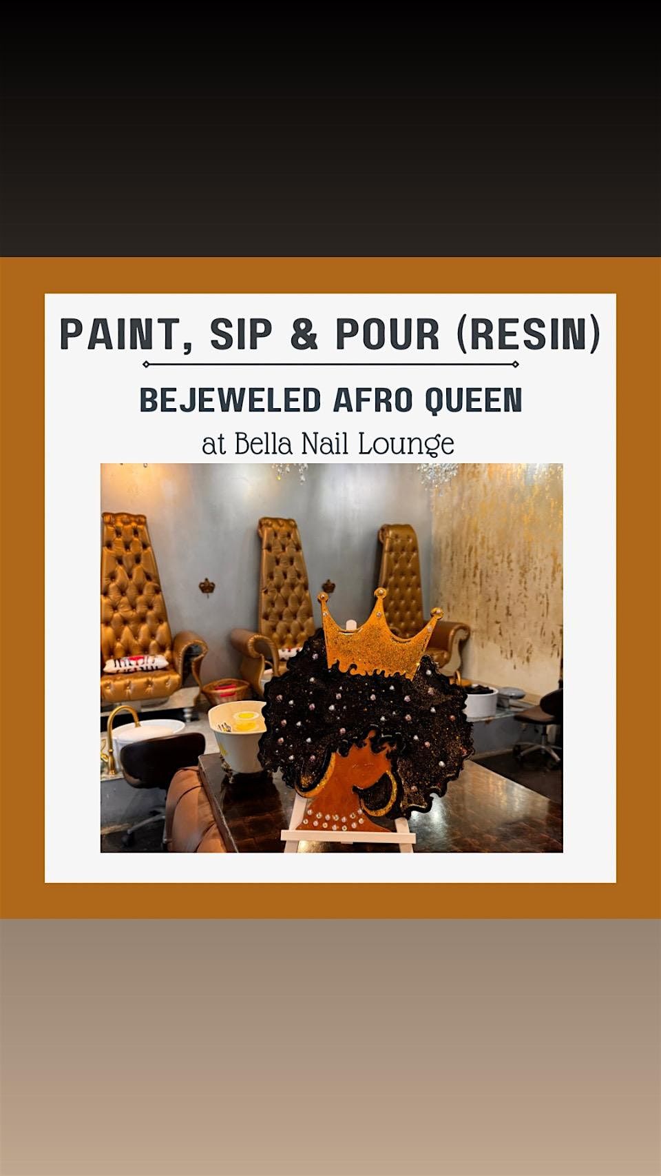 Bejeweled Afro Queen