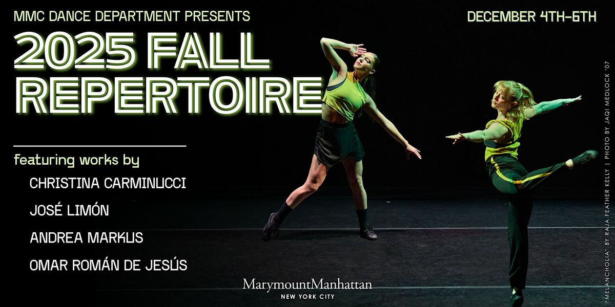 Fall 2025 Repertoire - Program A