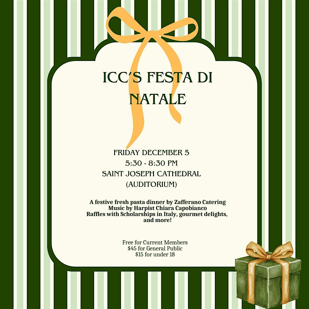 Natale Party 2025 - ICC's Annual Holiday Party