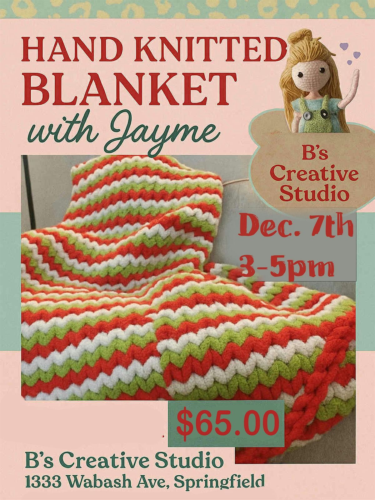 Chunky  blanket making with Jayme