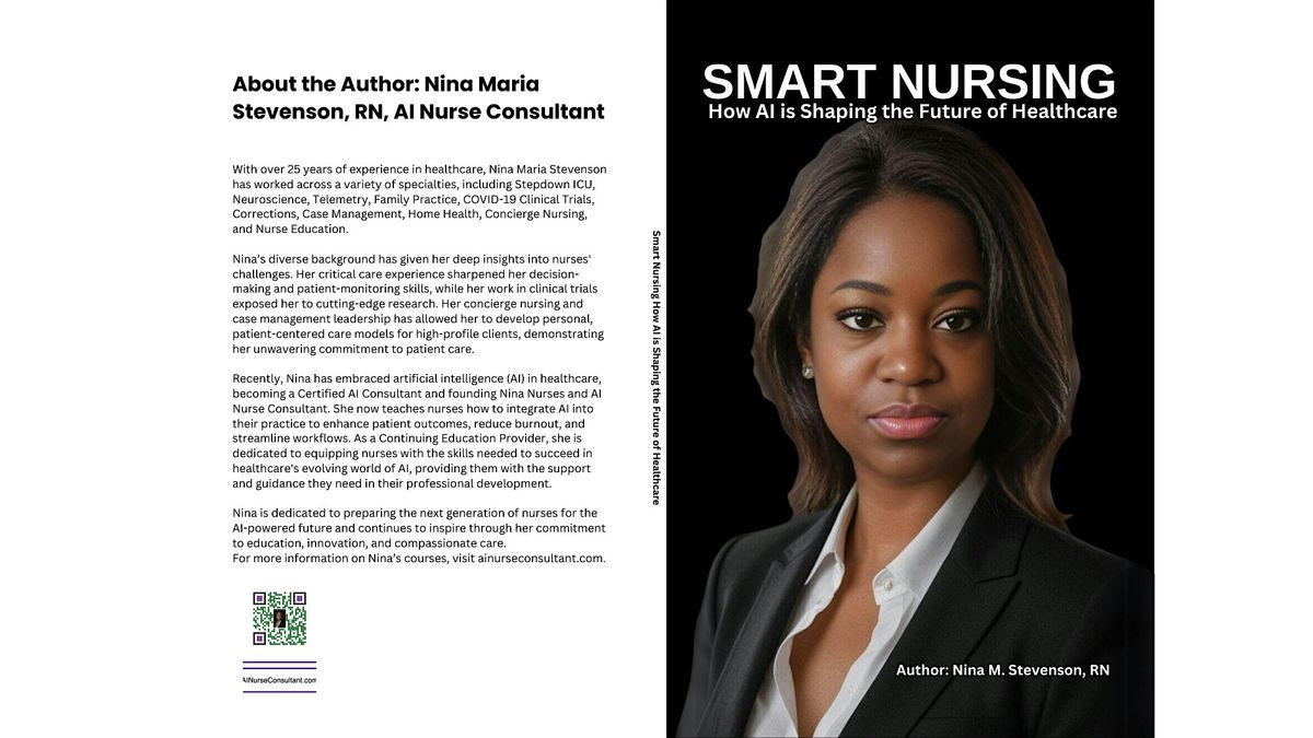 Book Signing from Nina M. Stevenson, RN - Smart Nursing