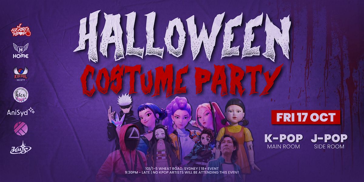 SYDNEY KPOP PARTY | HALLOWEEN COSTUME PARTY | FRI 17 OCT