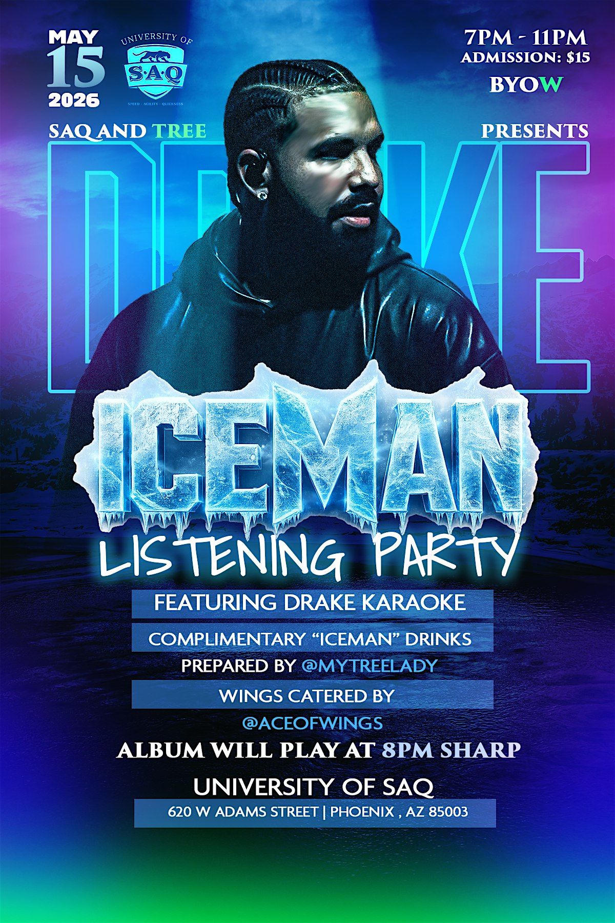 ICEMAN LISTENING PARTY @ SAQ