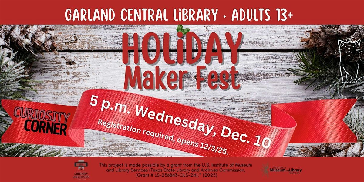Makerspace: Holiday Maker Fest