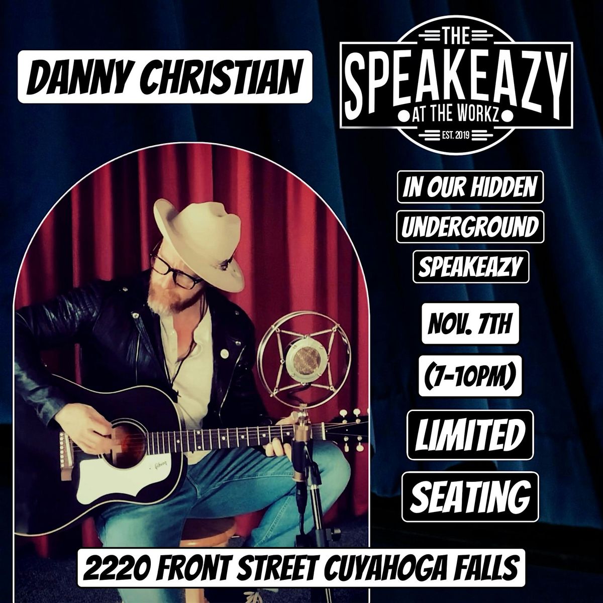 DANNY CHRISTIAN AT THE SPEAKEAZY