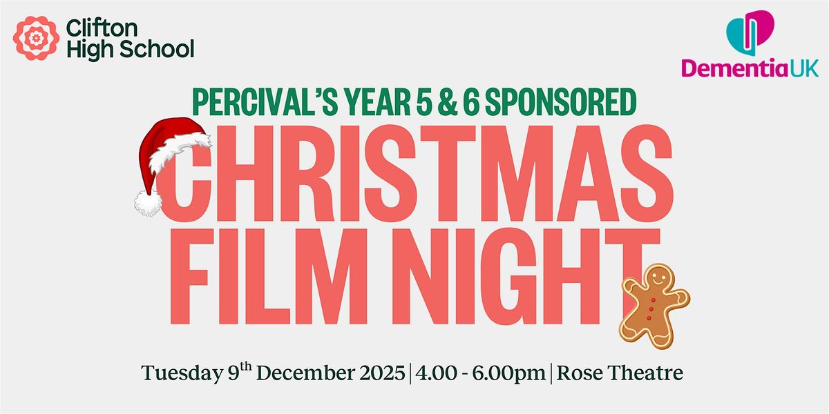 Percival's House 'Christmas Film Night' Charity Fundraiser
