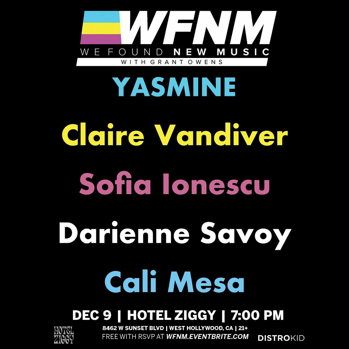 YASMINE,  Claire Vandiver,   Sofia Ionescu,  Darienne Savoy,  Cali Mesa