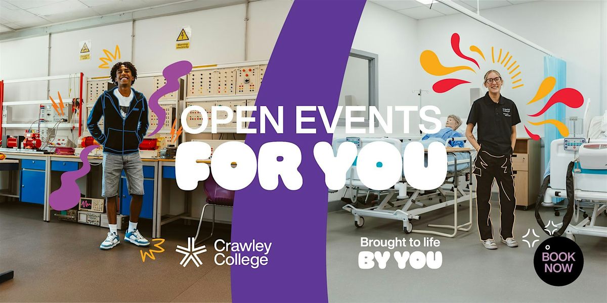 Crawley College Open Event - Saturday 8 November