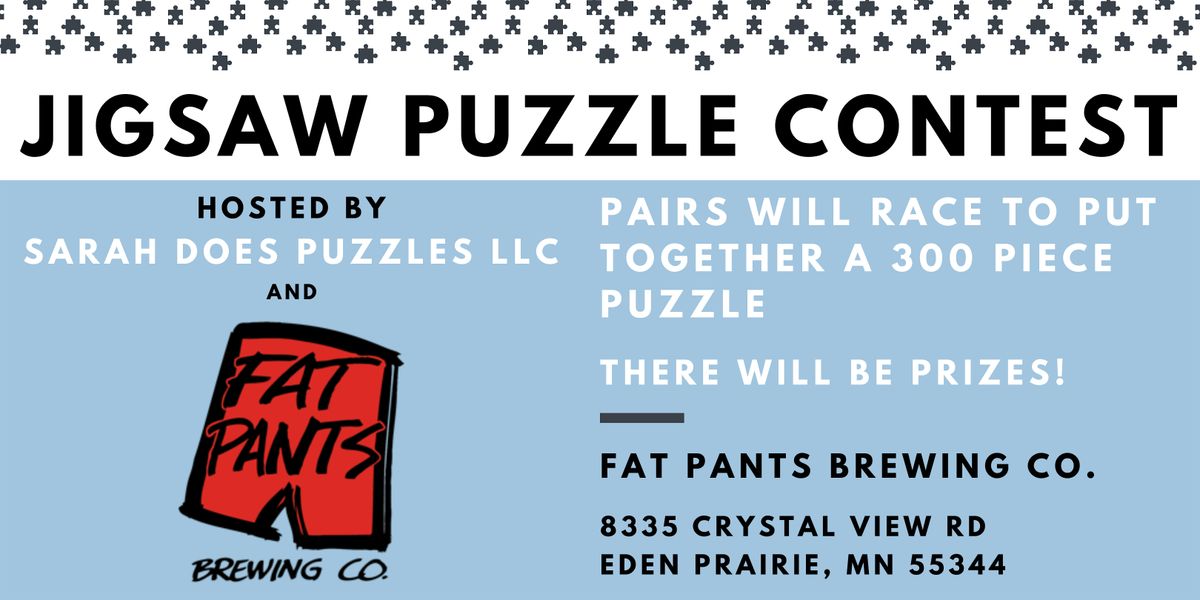 Pairs Jigsaw Puzzle Contest at Fat Pants Brewing Co - August 2025