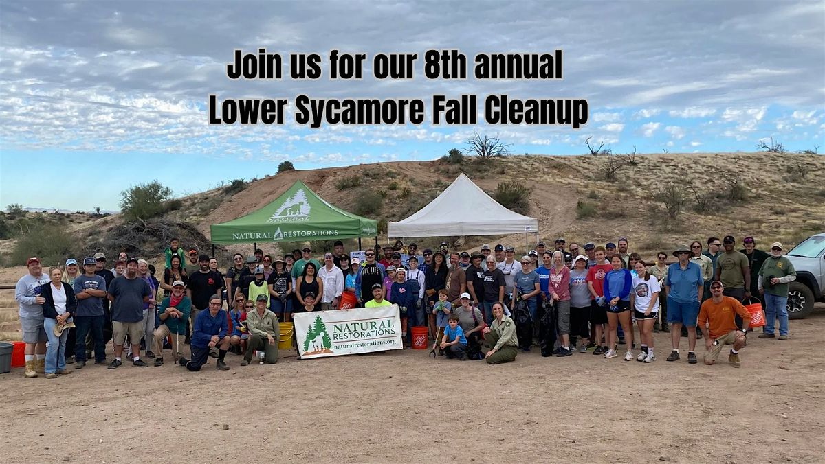 8th Annual Lower Sycamore Fall Cleanup