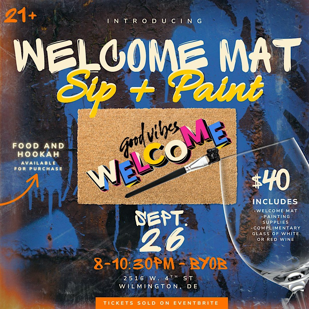 Welcome Mat Sip & Paint