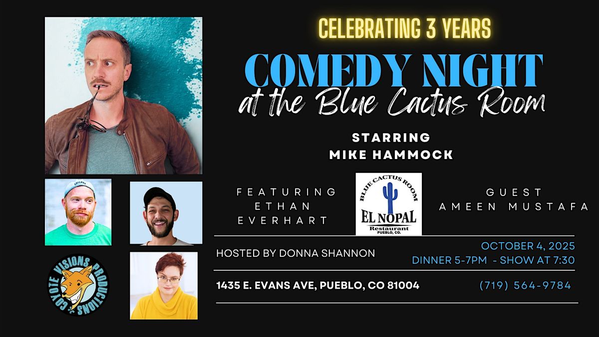 Comedy Night at the Blue Cactus Room 10-2025