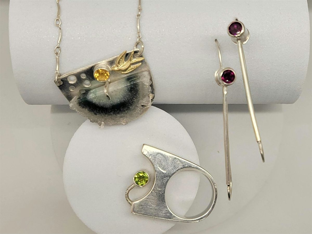 Silversmithing Level 4 - Tube Setting Faceted Stones