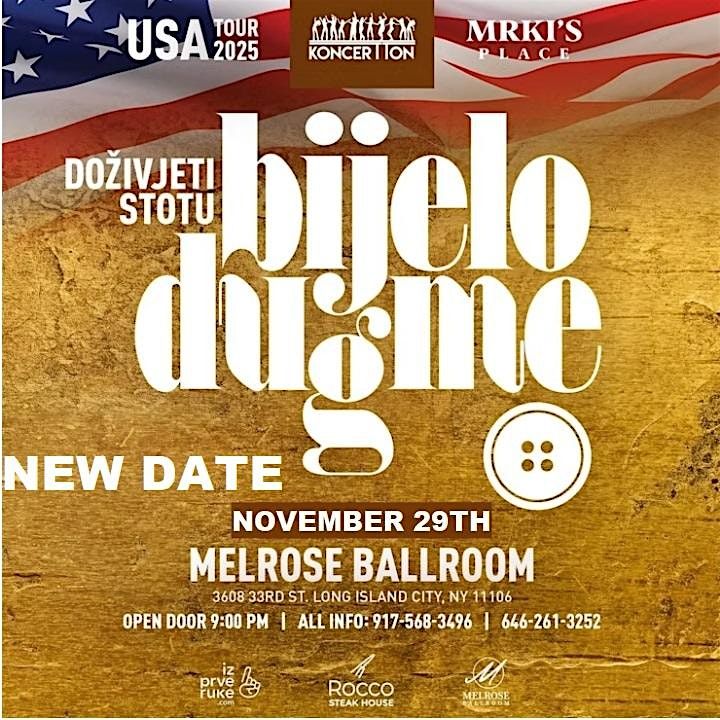 BIJELO DUGME LIVE IN  NEW YORK - 50 Year Anniversary