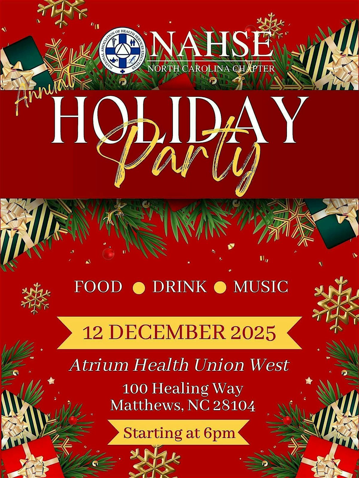 2025 NAHSE NC Holiday Party