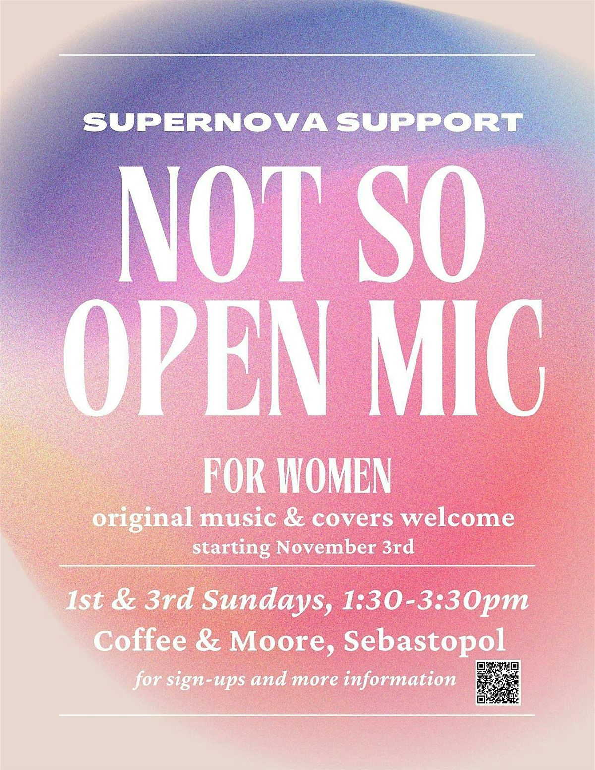 Not So Open Mic for Women
