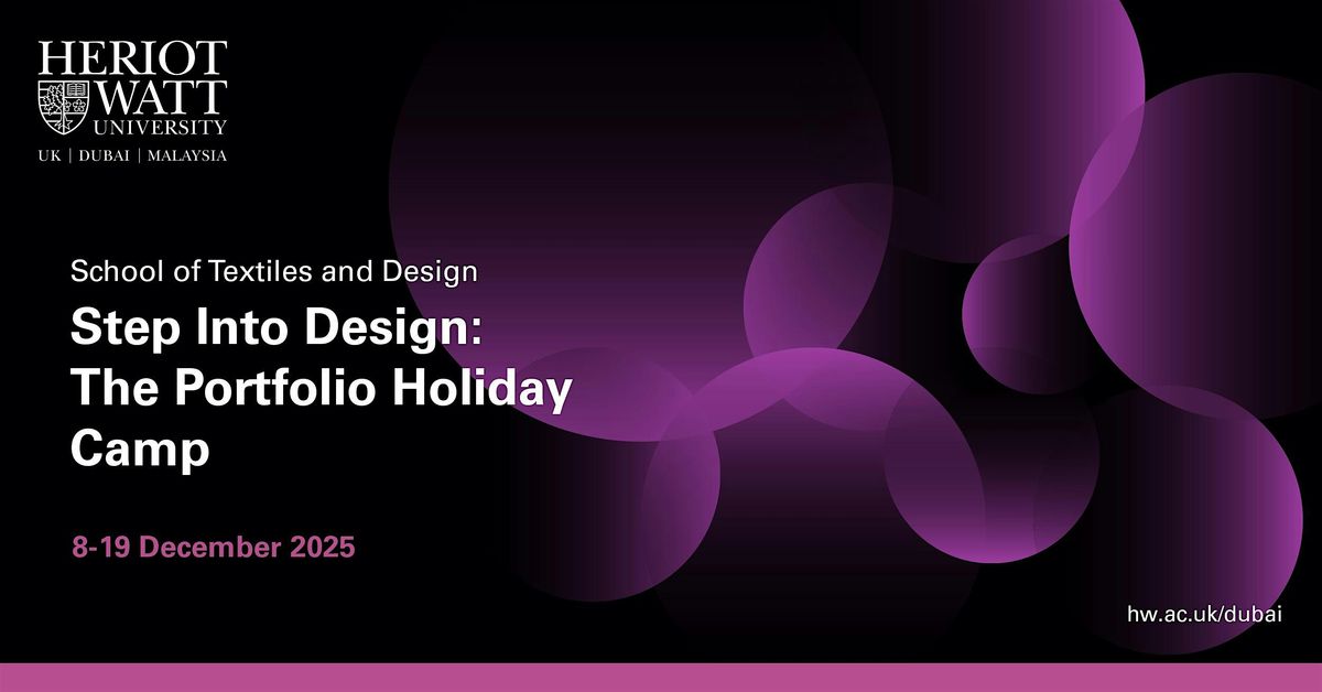Step Into Design: The Portfolio Holiday Camp