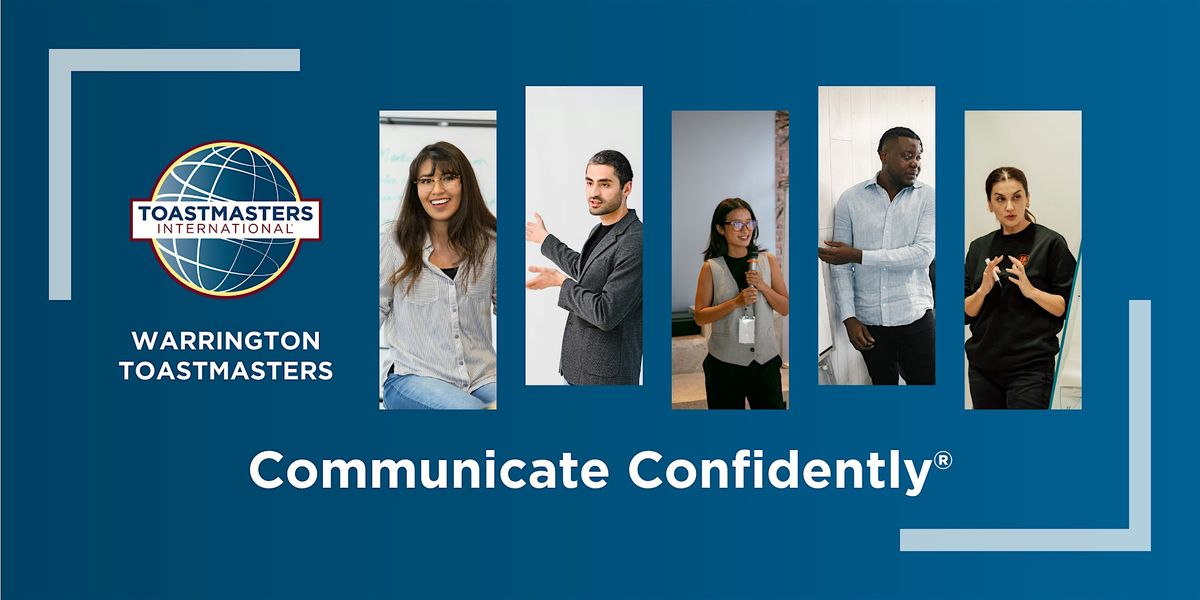 Build your confidence in public speaking with Warrington Toastmasters