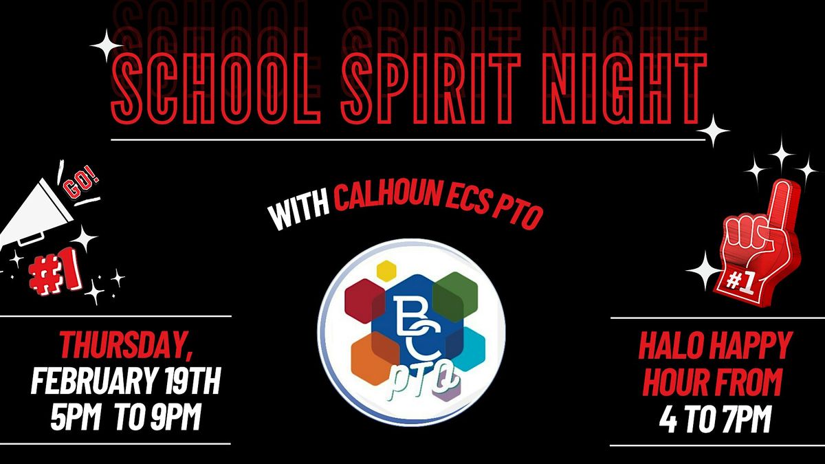 School Spirit Night - Calhoun ECS PTO
