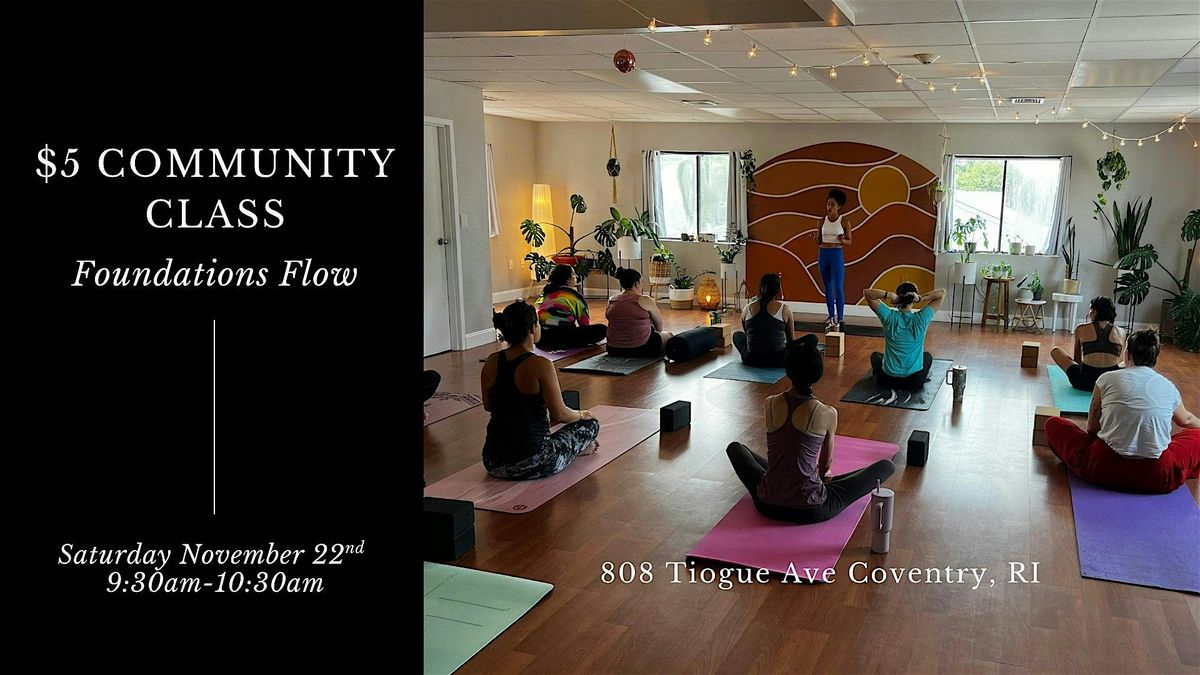 Community Yoga Class: Foundations Flow