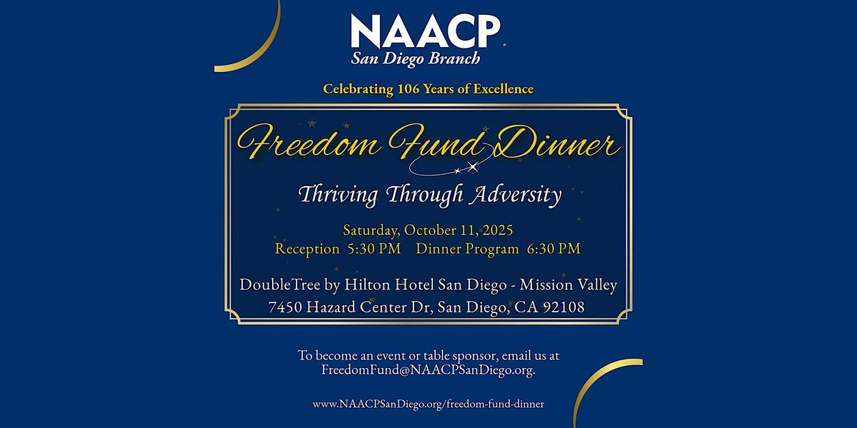 NAACP San Diego Branch 2025 Freedom Fund Dinner