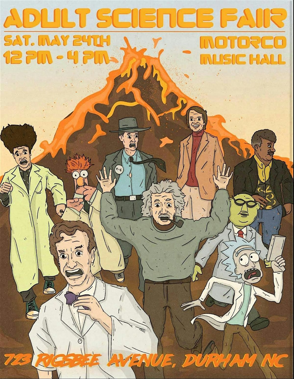 Adalt Science ADULT SCIENCE FAIR 2025 at Motorco Music Hall, Durham on 24th May, 2025
