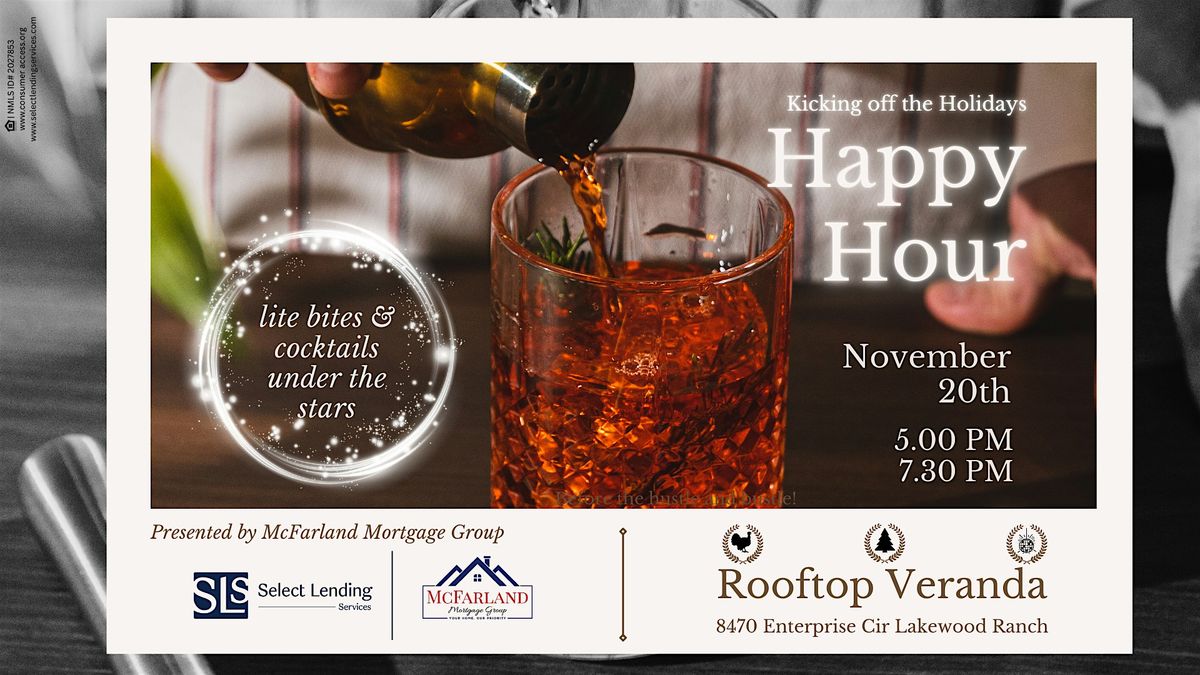 Kicking off the Holidays Happy Hour