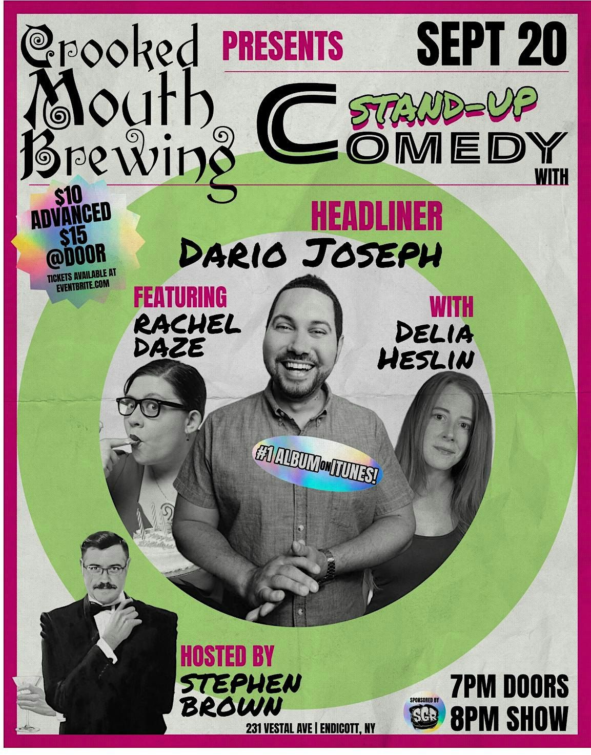 Dario Joseph returns to headline Crooked Mouth