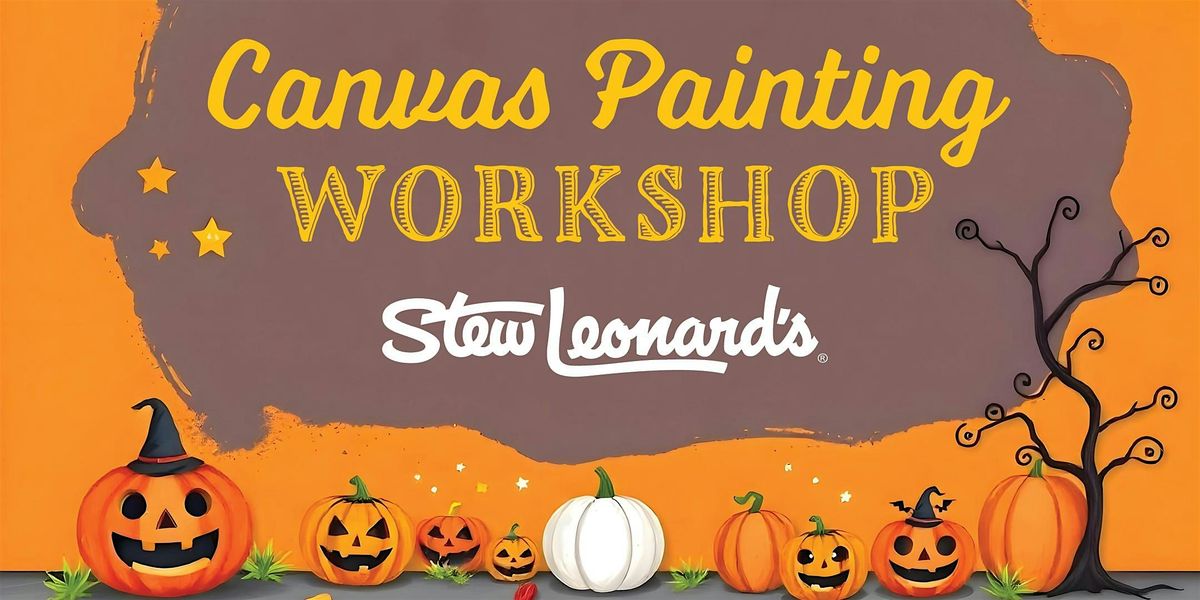 Halloween-themed Canvas Painting Workshop for Kids