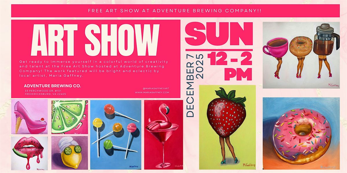 Free Art Show at Adventure Brewing Company