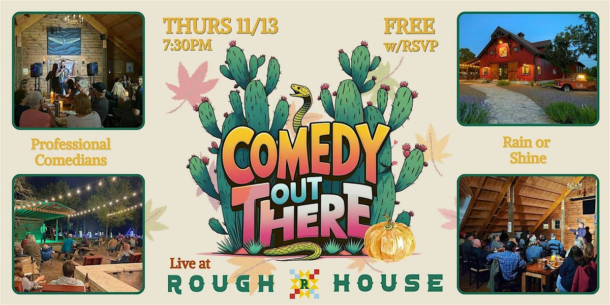 Comedy Out There at Roughhouse Brewing - FREE with RSVP