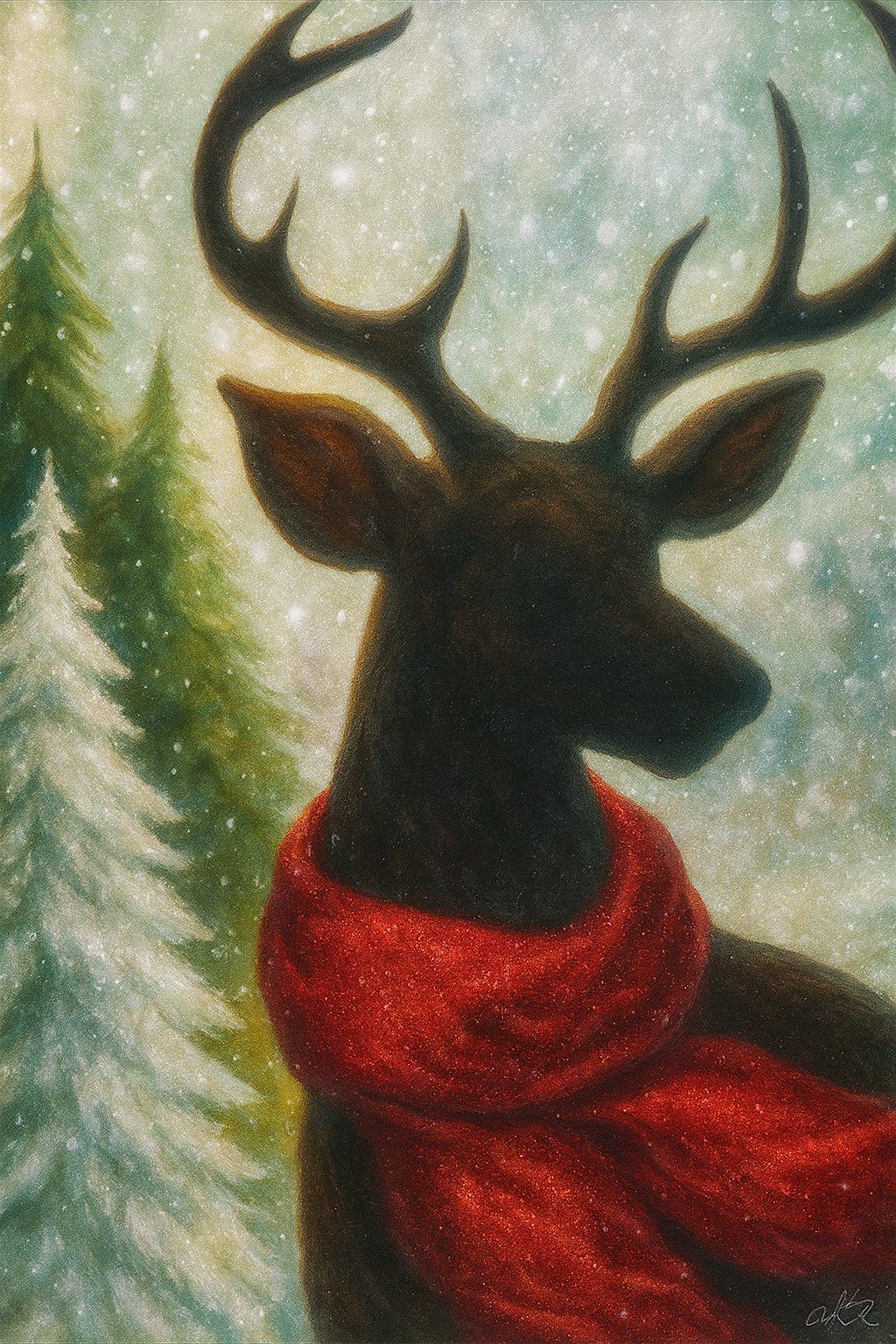 Holly-Deer Sip & Paint
