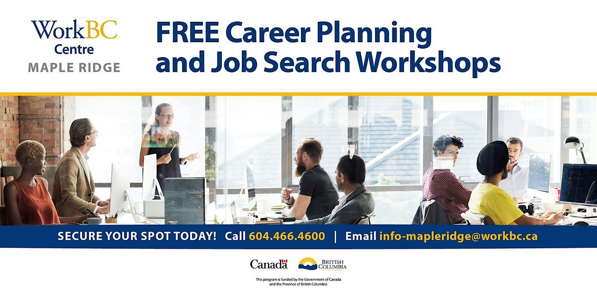 December 2025 Free Job Search and Education\/Training Workshops (in-person)