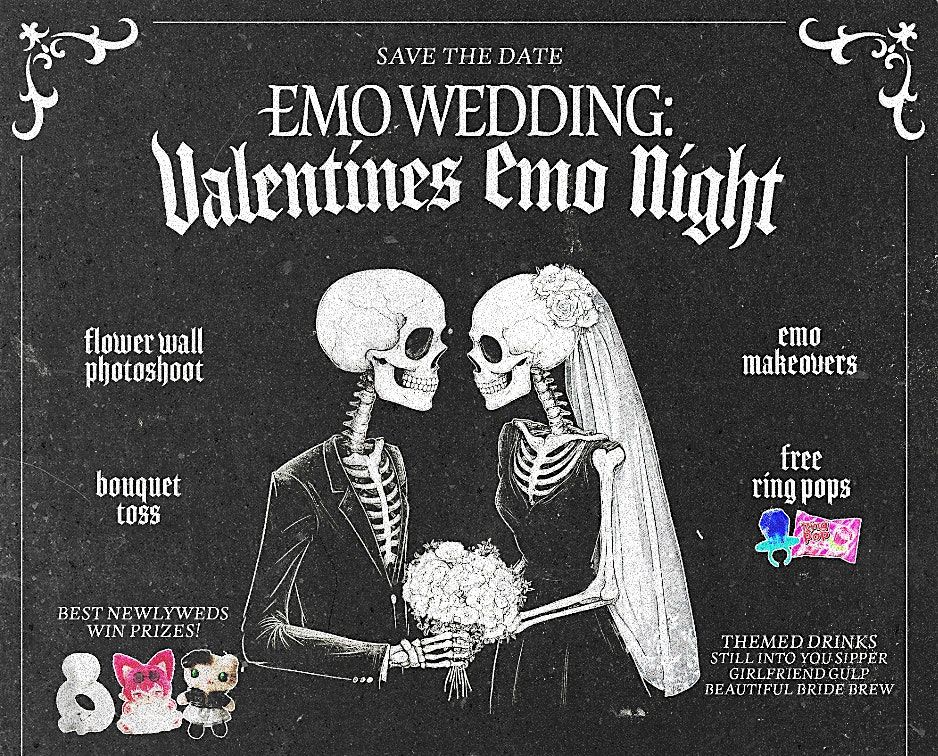 EMO WEDDING VALENTINES EMO NIGHT FORT WORTH