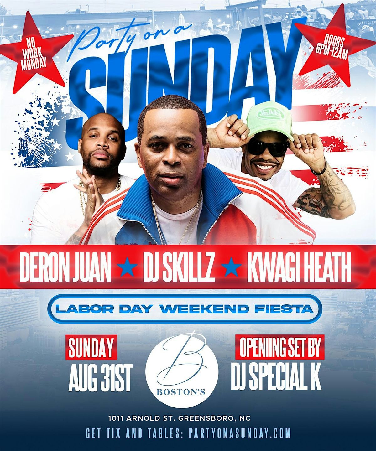 PARTY ON A SUNDAY "Labor Day Weekend Fiesta"