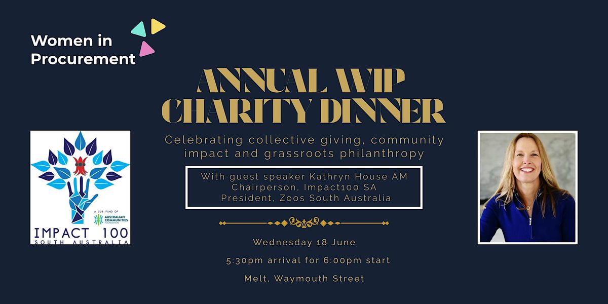 2026 Annual Adelaide Women in Procurement Charity Dinner