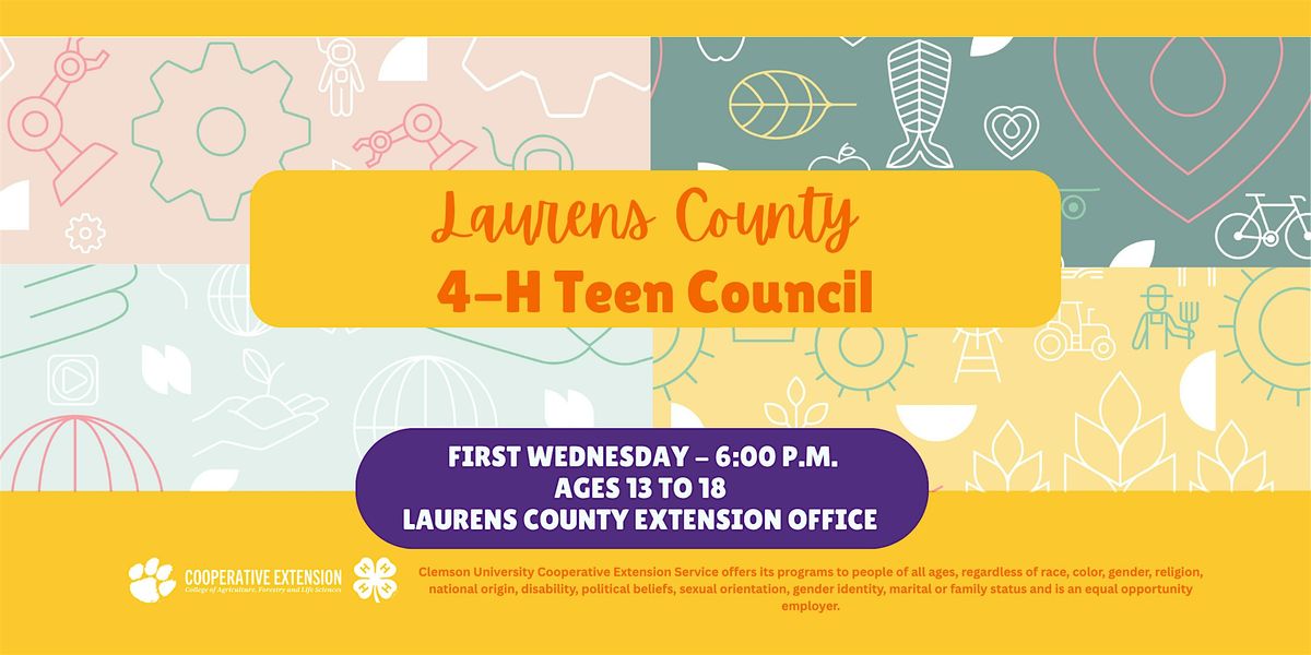 Laurens County 4-H Teen Council
