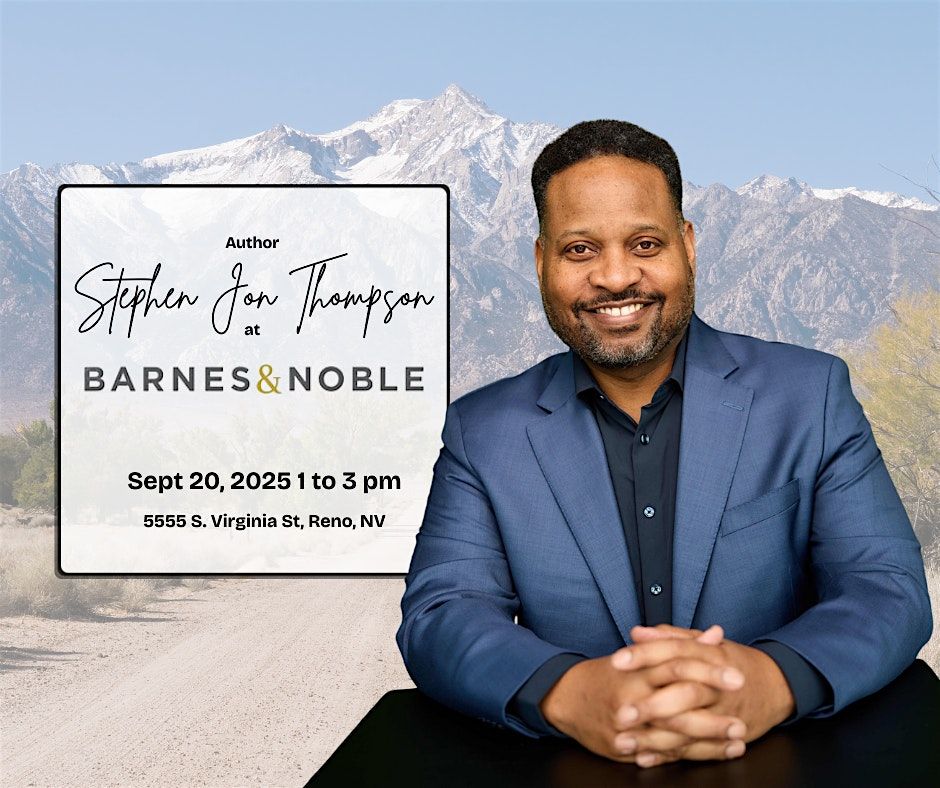 Hotel Goodbyes book signing with Stephen Jon Thompson