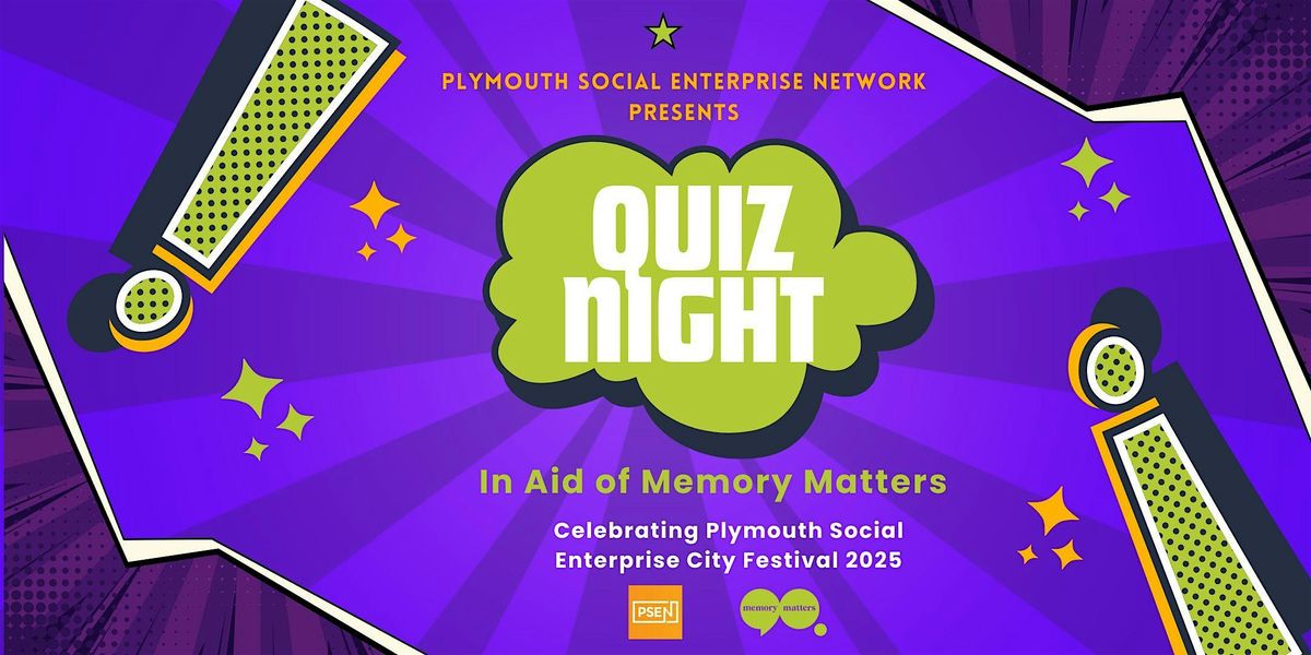Quiz night in aid of Memory Matters
