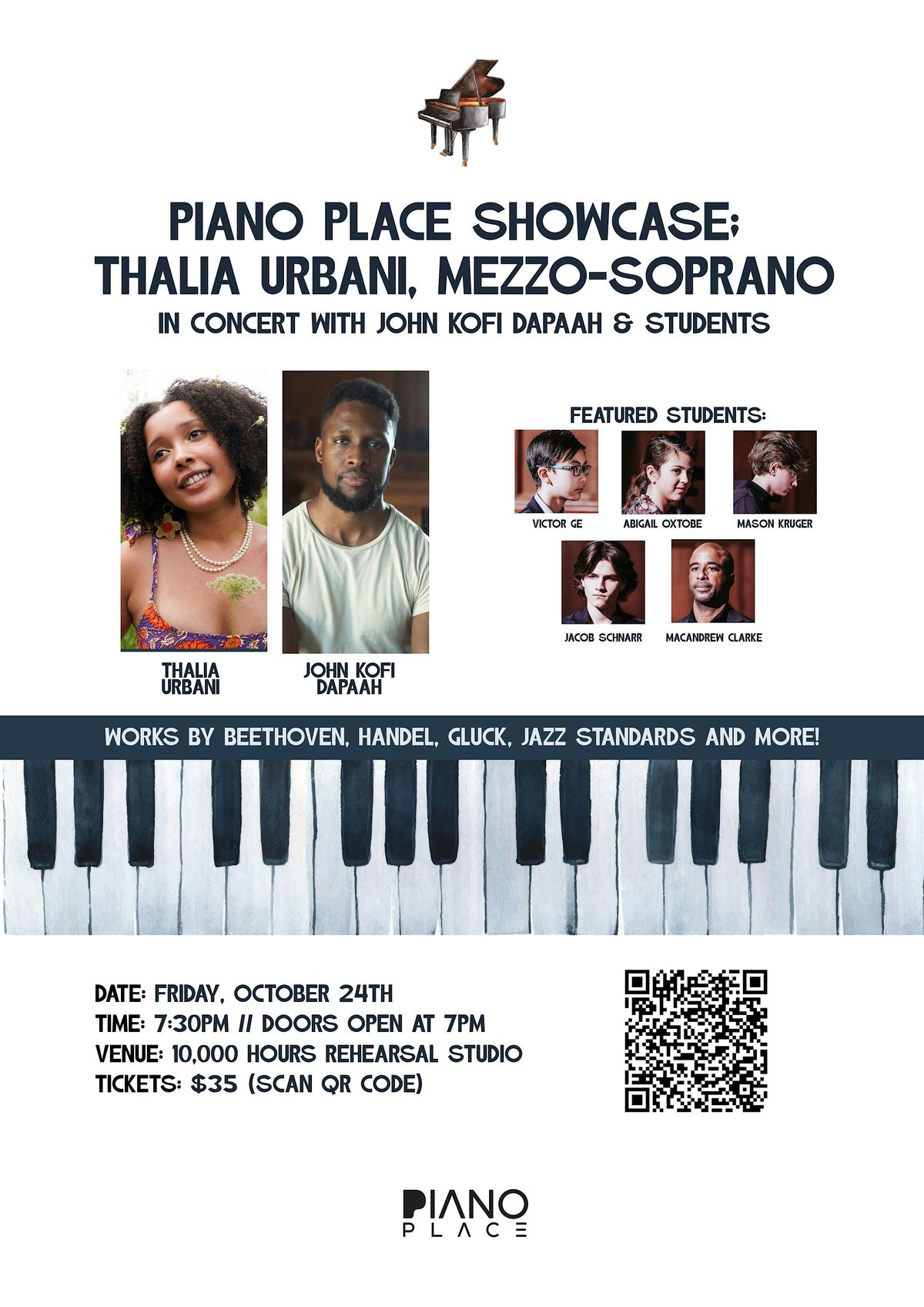 Piano Place Showcase ft. Thalia Urbani