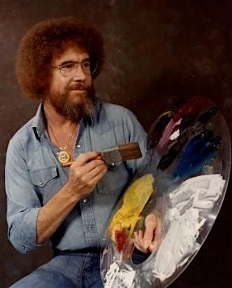 Bob Ross Fall Landscape Paint N Sip