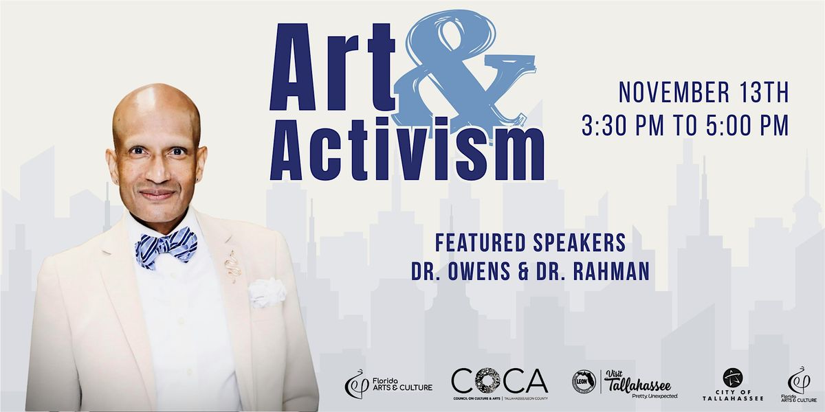 Art & Activism with Dr. Owens and Dr. Rahman