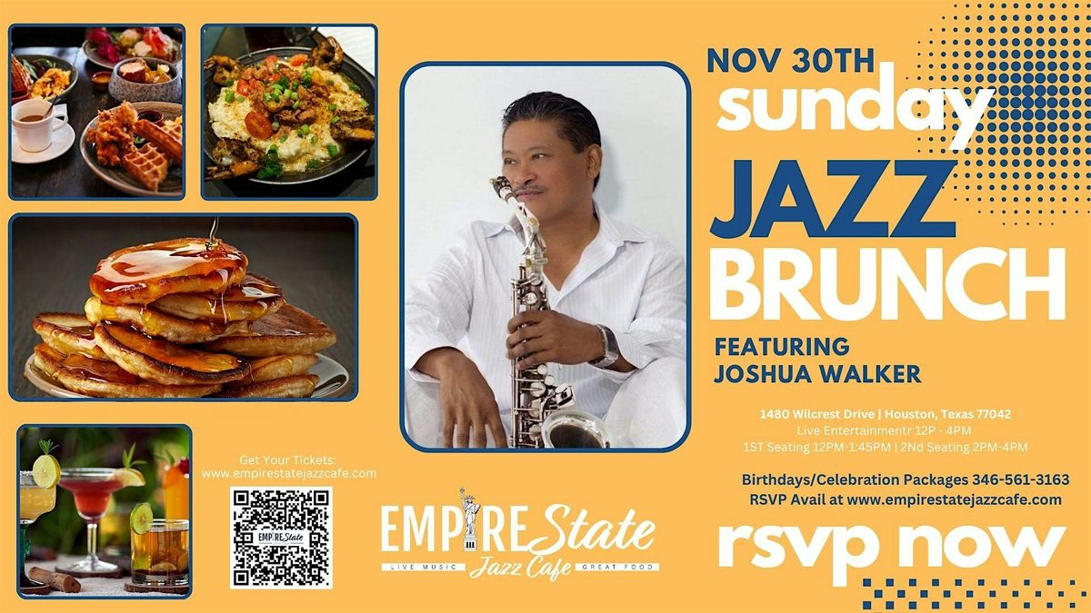 11\/30 - Sunday Jazz Brunch w\/ Dean James (Noon Seating)