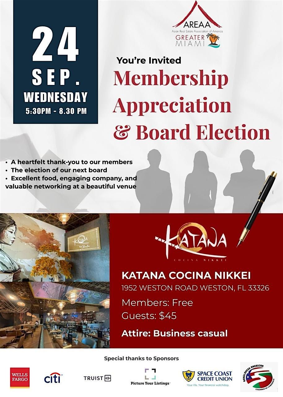 Membership Appreciation & Board Election
