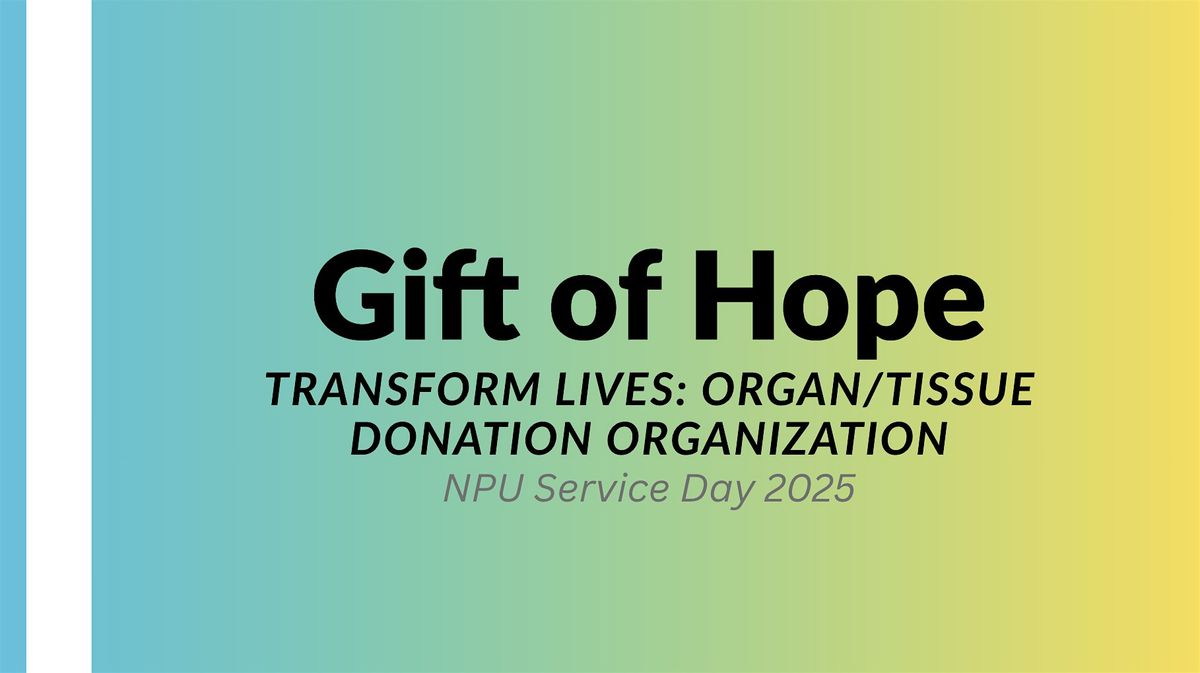 Gift of Hope- Service Day 2025