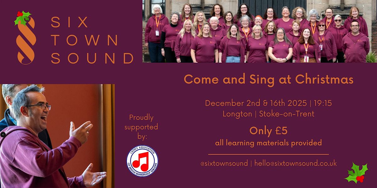 Christmas Sing along with Six Town Sound
