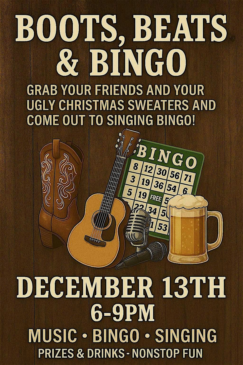 Boots Beats and Bingo