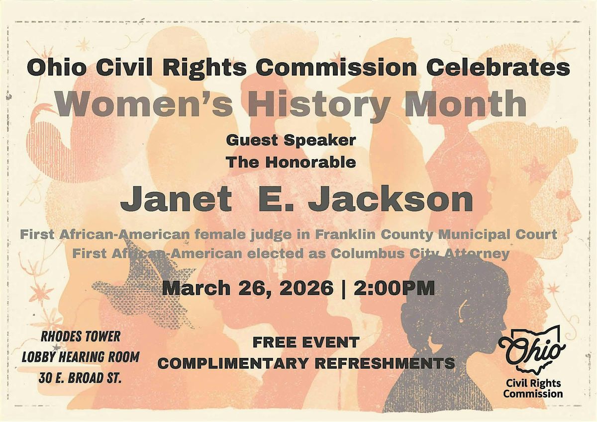 Ohio Civil Rights Commission Celebrates Womens History Month at 30 E ...